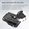 Andoer Foldable L-Shaped Quick Release Plate Camera L Bracket Aluminum