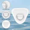 PATIKIL 3.5" Paddle Board D Rings, 6 Pcs Stainless Steel