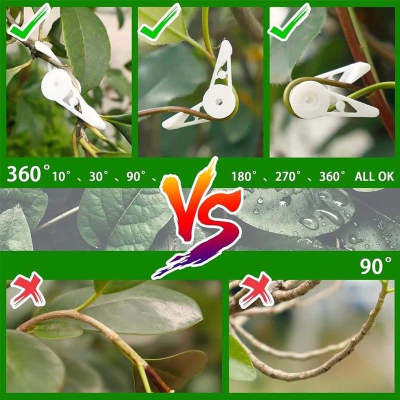 WUSJCOF Pack of 20 360° Adjustable Low Stress Training Plant