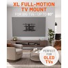ECHOGEAR XL Full Motion TV Wall Mount - Universal Bracket