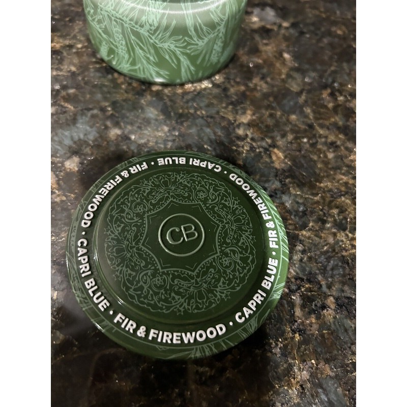 Anthropologie Capri Blue Fir & Firewood Candle 8.5 Oz Anthropologie
