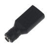 BYUTFA USB 2.0 A Female to DC 5.5x2.1mm Hollow Plug