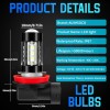 AUIMSOCO H11 LED Headlight Fog Light Bulbs 6500K 360000LM Super