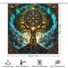 Tree of Life 4 Piece Shower Curtain Set Decorative Bathroom