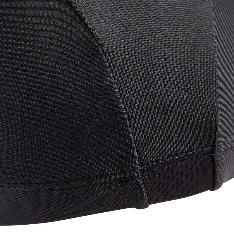 Speedo SD97C41 Swim Cap, Tricot Cap, Unisex, Black/Silver, Free