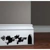 FnkBiz Jaq and Gus Wall Decal Mouse Hole Baseboard Sticker