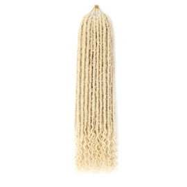 Long Butterfly Locs with Goddess Locs Crochet Hair, 28 Inch, 613#