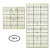 Vasemele Pack of 2 inch ruler patchwork ruler 15 cm