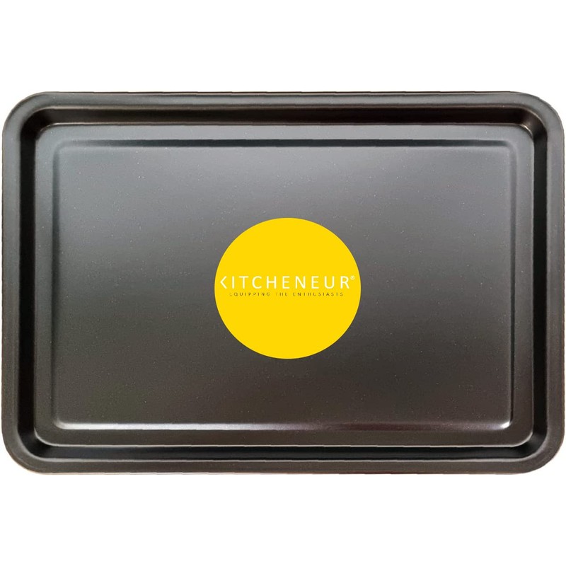 3-Pack Black Roasting and Baking Tray Set - Large Roaster