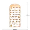 Crux CRUX Urutsuru Petit Sticker Orange Puffy 3D Nail Parts