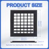 PATIKIL 6x6 Inch Plastic Ventilation Grille, Adjustable Outlet Air Vent