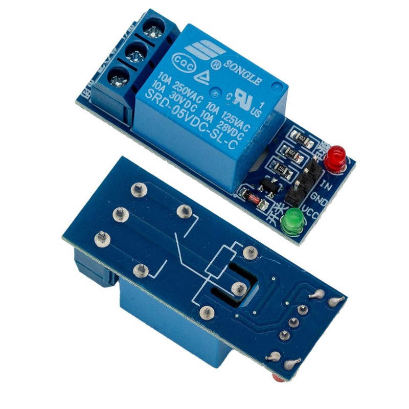 10PCS 5V One Channel Relay Module with High Low Level