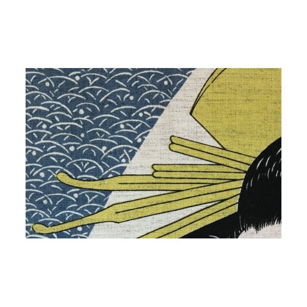 Japanese Pattern Ukiyoe Flag 歌麿 "chionoecetes Provintia Neon Genesis Evangelion" Domestic 85 cm × 150 cm No. 1007 