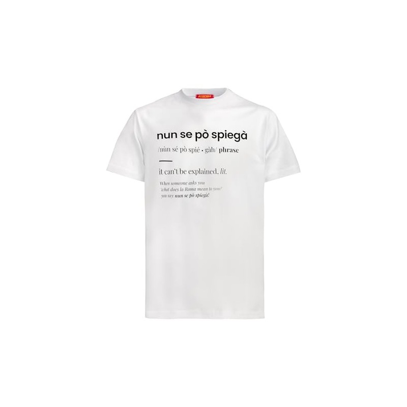 AS Roma T-Shirt Nun Se Pò Spiegà - XL