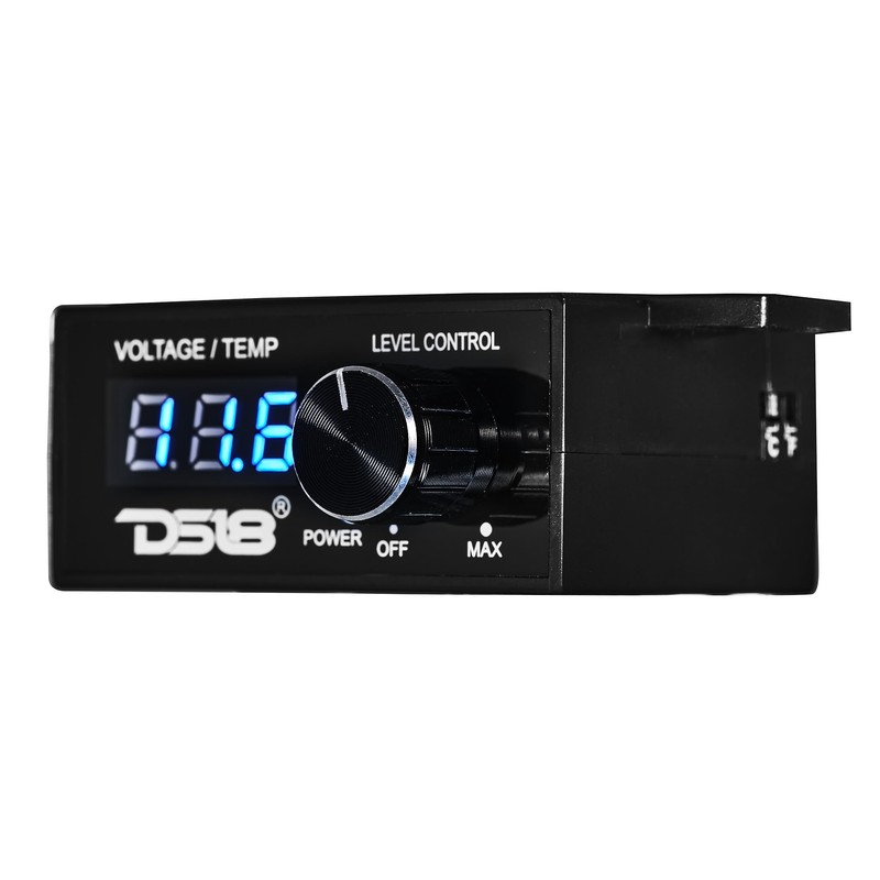 DS18 BKVTR Universal Bass Knob with Volt Meter and Temperature