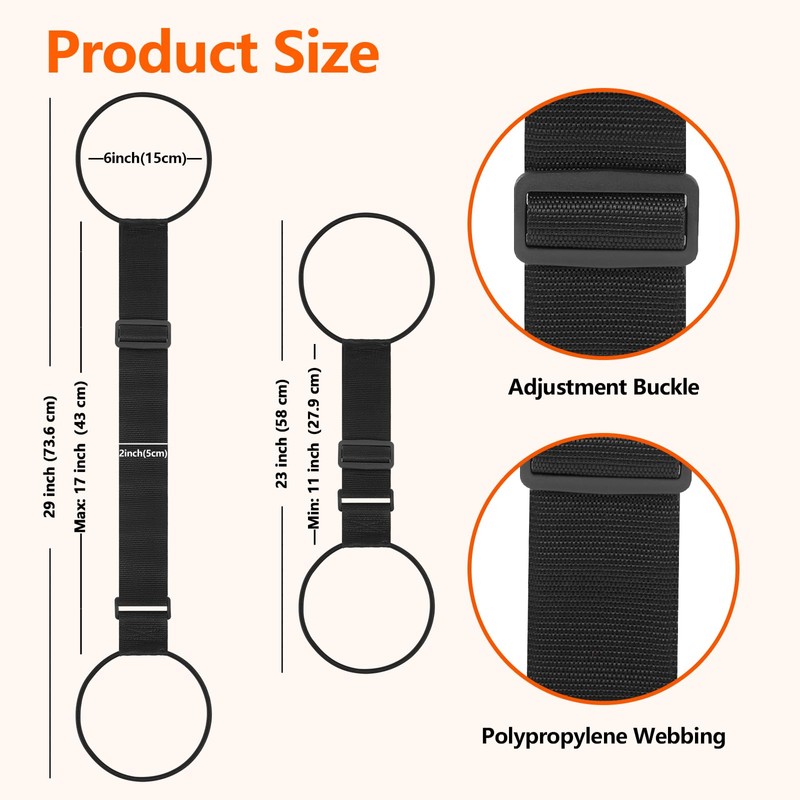 Pddgllut Luggage Connector Straps for Suitcases, Adjustable Travel Bungee for