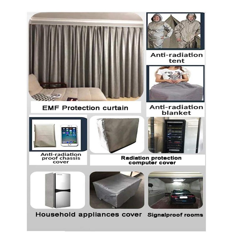 EMF Protection Fabric Roll, Faraday Fabric Nickel Copper Material Certified