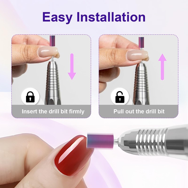 3/32" Large Barrel Bit Tungsten Carbide Nail Drill Bit Safety