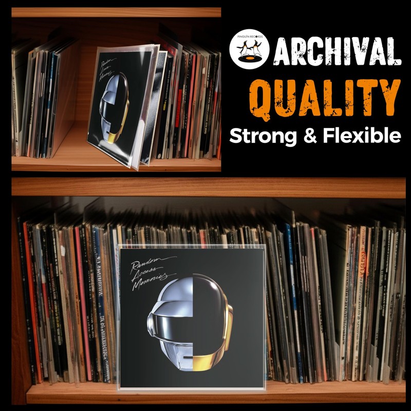 Pinguïn Records LP Sleeves Pack of 25 - VinylCare Essential