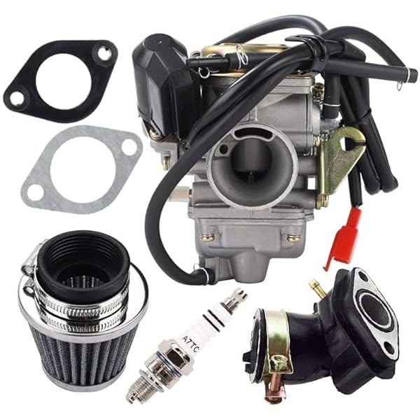 GY6 carburetor compatible with 150cc QMJ152/157 QMI152/157 4 Stroke Engines