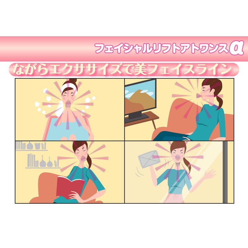 フェイシャルリフトアトワンスαビギナーズセット＋フェイシャルローラー
