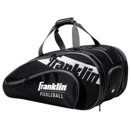 Franklin Sports Pickleball Paddle Bag - Paddle Protector and Travel Case - Official Bag of the Pickleball US Open - Black/White
