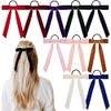 10PCS Bow Hair Tie Velvet Hair Ribbon Elastics Hair Scrunchies