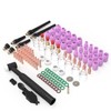 WelderElite 123 Pcs TIG Welding Torch Kit - Alumina Nozzle,