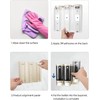Single/Double/Triple 320 ml Liquid Soap Dispenser Wall Mounted for Bathroom
