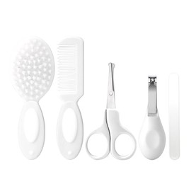 Baby Grooming Kit Newborn,Baby Health Care Kit,Baby Brush Soft Bristles 5 pcs Baby Nail Kit Nursery Care Kit Baby Hair Brush Hair Comb Nail Kit Safety