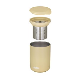 【With Tea Strainer】 THERMOS Vacuum Insulated Tea Tumbler 500ml Sand Beige JTB-500FI SDBE