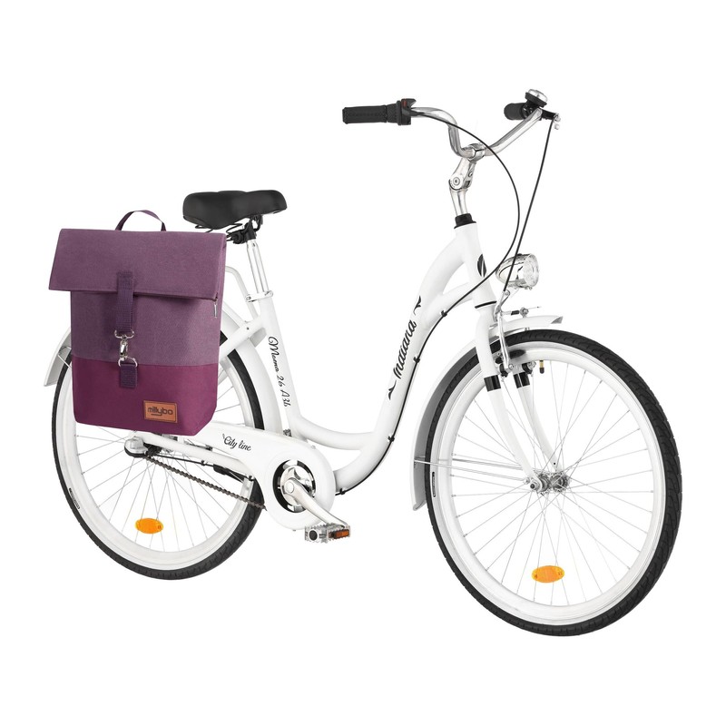 millybo Sweet Bicycle Pannier Bag, Women's Backpack, red