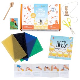 Fat Brain Toys Surprise Ride - Build Beeswax Candles Activity Kit - Ages 5+