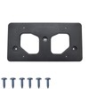 GZVKE Front License Plate Frame Mounting Bracket Tag Holder Textured