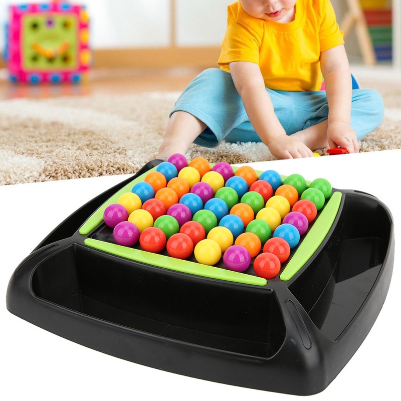 Beads Toy Game Educational Bright Color Parent Child Interactive Board