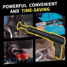 Csttler Air Hammer - 21PCS Air Chisels (Tapered Punches, Panel Cutter & Flat Chisel), 2500 BPM - for Car Repairs, Cutting Metal Sheets, Removing Wall Fixtures, Drilling Through Walls, Dismantling Nuts