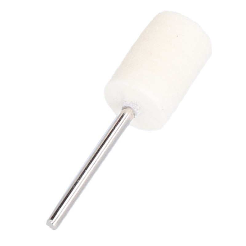 100Pcs Polishing Head Wool Felt Tapered Cylindrical Buffing Wheel Set