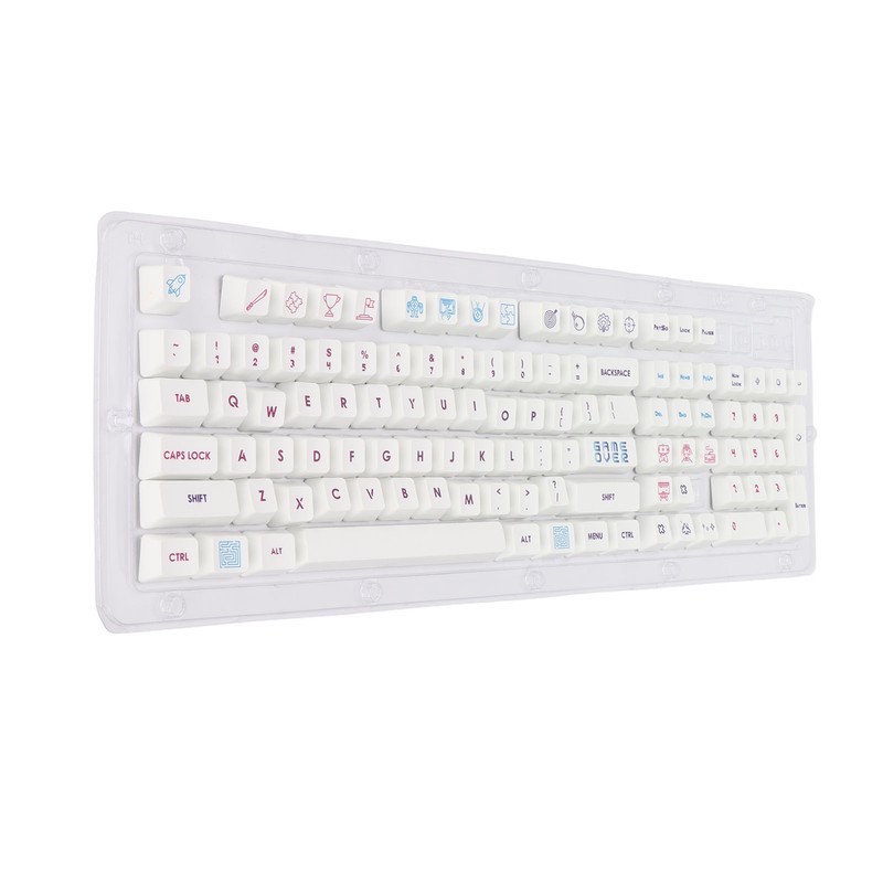 Keyboard Keycaps 108 Keys PBT Material OEM Keycaps Dye Sublimation