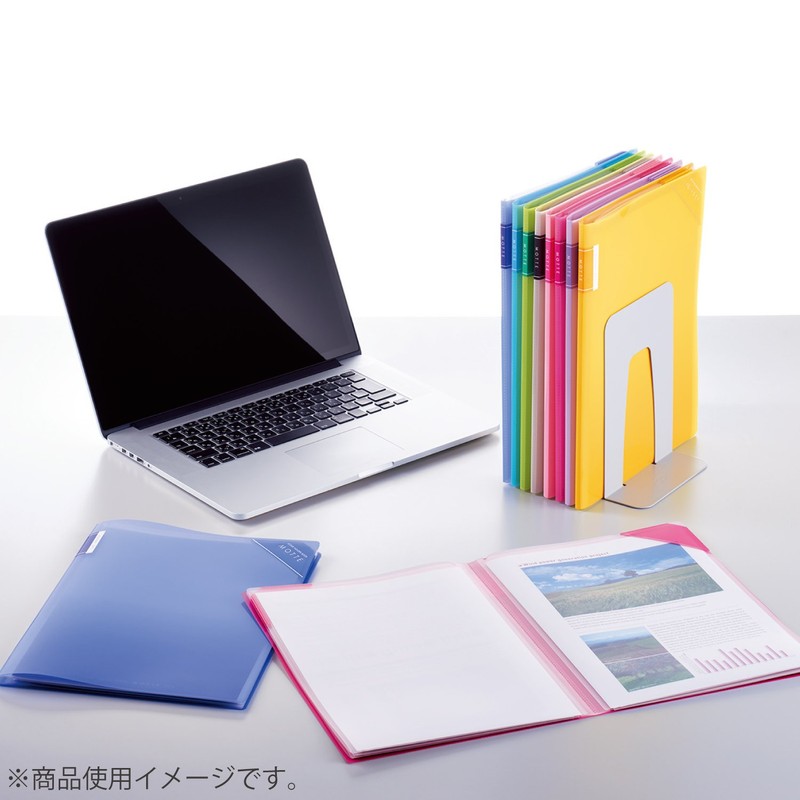 Kokuyo F-LM5710B-6 File Clear Holder Book MOTTE A4 6P Blue