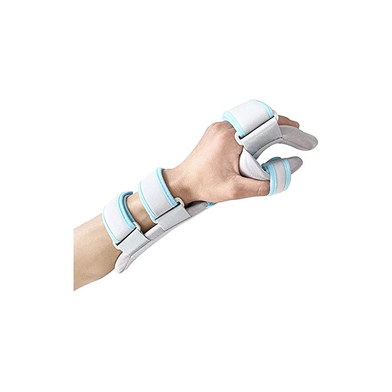 Resting Hand Splint - Night Immobilizer Wrist Finger Brace -