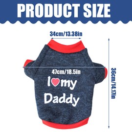 NHQZ Dog Shirts for Small Dogs Basic T-Shirt Stripes Puppy Clothes Sweatshirt Soft Cotton Tee Shirt Pet Clothes Jumper Chihuahua Clothing, silver