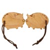 Mr. & Mrs. Panda Couple Keyring Pig Togetherness Gift, Anniversary