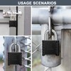 ZHEGE Heavy Duty Combination Lock Outdoor, 4 Digit Large Weatherproof