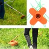 TopHomer 4-Way String Trimmer Head Replacement Weedeater Heads Lawn Mower