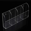 Fernbedienung Halter Organizer, Fydun 4 Grid Transparent Acryl TV Klimaanlage