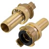POPPSTAR 2x Brass Suction and High Pressure Coupling (Geka system