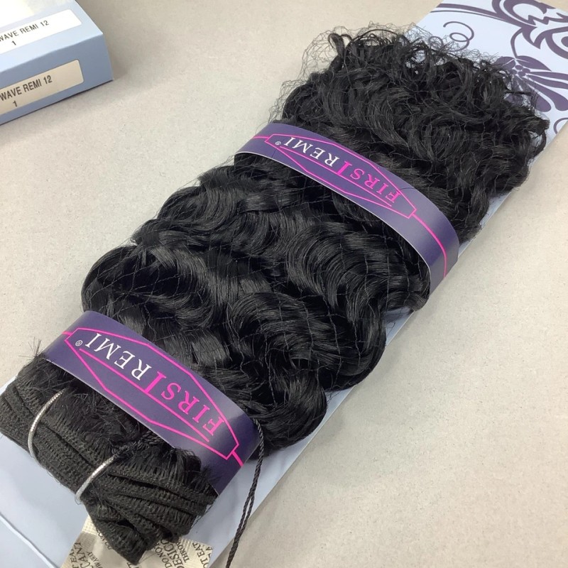 12" Cosmo Wave #1 Jet Black First Remi Boho Curly