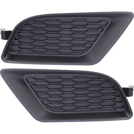 For Dodge Charger Fog Light Cover 2011 12 13 2014 Driver and Passenger Side Pair/Set | Black | SE/SXT | Cover | CH1038131 + CH1039131 | 68092571AA + 68092570AA