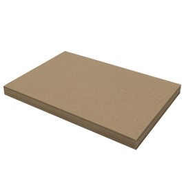 25 Chipboard Sheets 11 x 17 inch - 50pt (Point) Heavy Weight Brown Kraft Cardboard for Scrapbooking & Picture Frame Backing (.050 Caliper Thick) Paper Board | MagicWater Supply