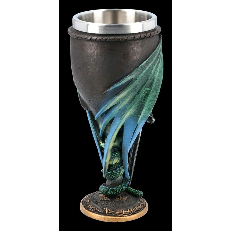Dragon Fantasy Drinking Goblet - Skull Blade, Motif by Ruth